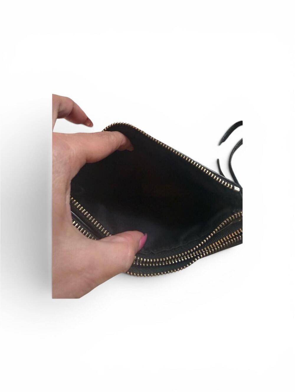 Coach monogram double zip wristlet with hang tang - Picture 9 of 9